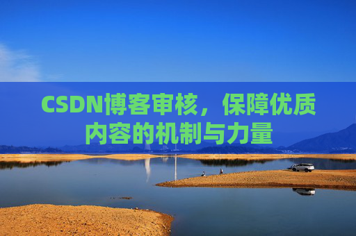 CSDN博客审核，保障优质内容的机制与力量